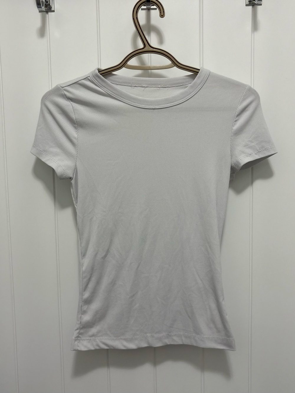 Ribbed Short Sleeve Tee